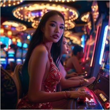 jdbby slots online myanmar MMK ဖြင့် slot machine ကစားနေသောမြင်ကွင်း